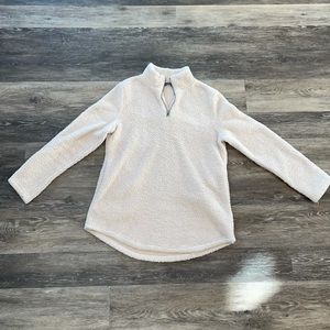 Fuzzy pullover sweater